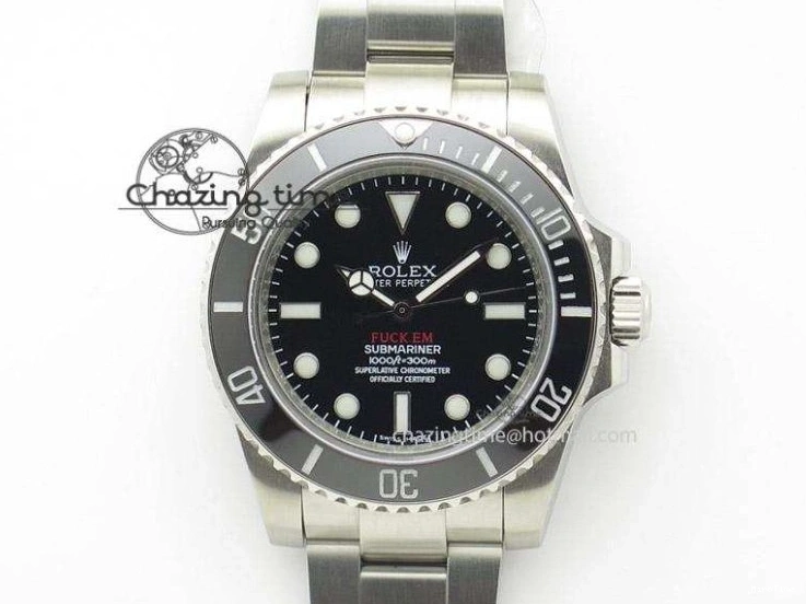 MiroTime 0701 Bold Submariner 41mm 126610 LV Kermit EWF Black Dial on SS Bracelet A 2765